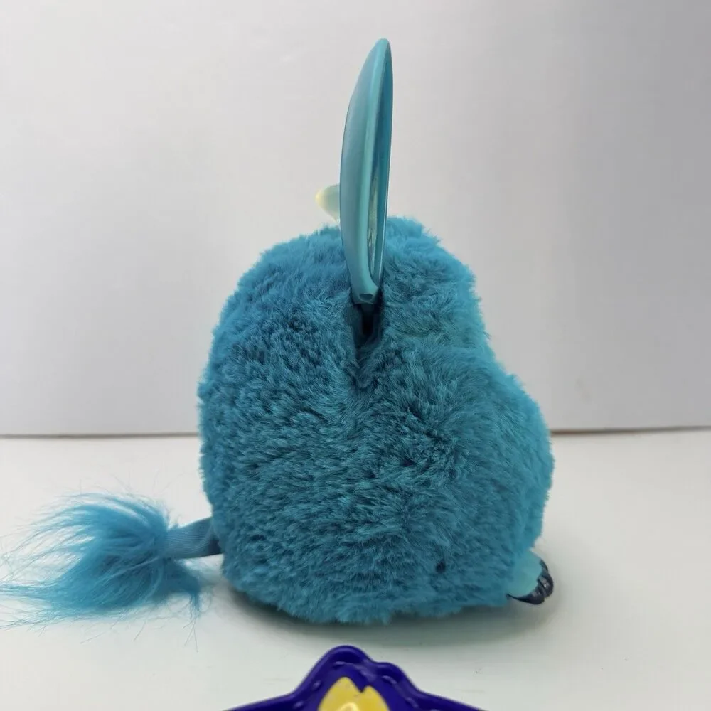 Furby Connect Teal Blue with Sleep Mask Bluetooth 2016 Hasbro TESTED WORKS